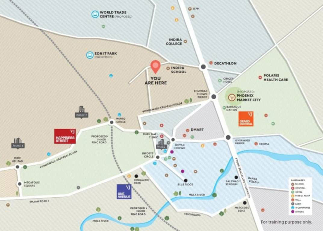 VJ Grand Central Location Map